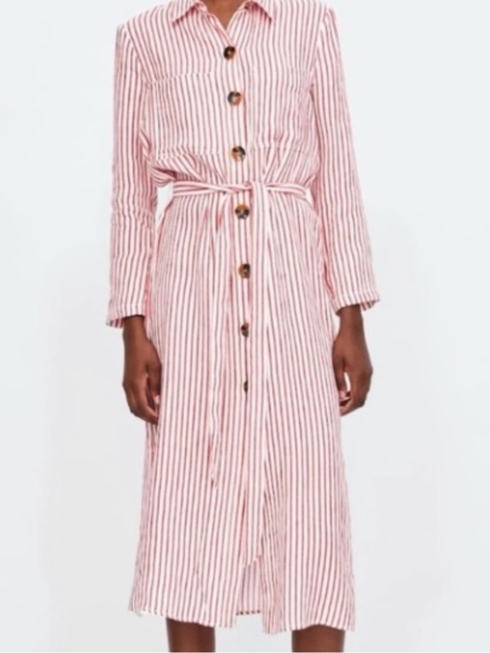 Zara Striped Tunic/Shirt Dress , size M